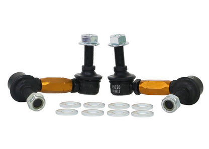 Whiteline Sway Bar Link Kit Heavy Duty Adj Steel Ball Infiniti G35 2003-2008 KLC110 Photo - out of package