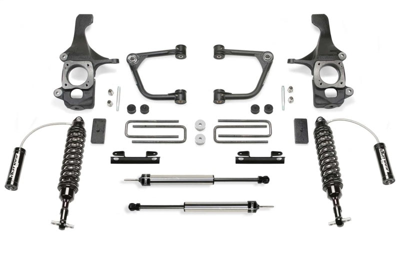 Fabtech 16-19 Toyota Tundra TRD PRO 4WD 2in Uniball UCA System w/DL 2.5 Resi Coilovers & DL Shocks K7076DL K7076DL Photo - Primary