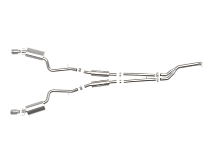 aFe POWER Takeda 16-17 Lexus IS200t L4-2.0L (t) 2.5in-3in 304 SS CB Exhaust w/Polish Tip 49-36059-P 49-36059-P Photo - Unmounted