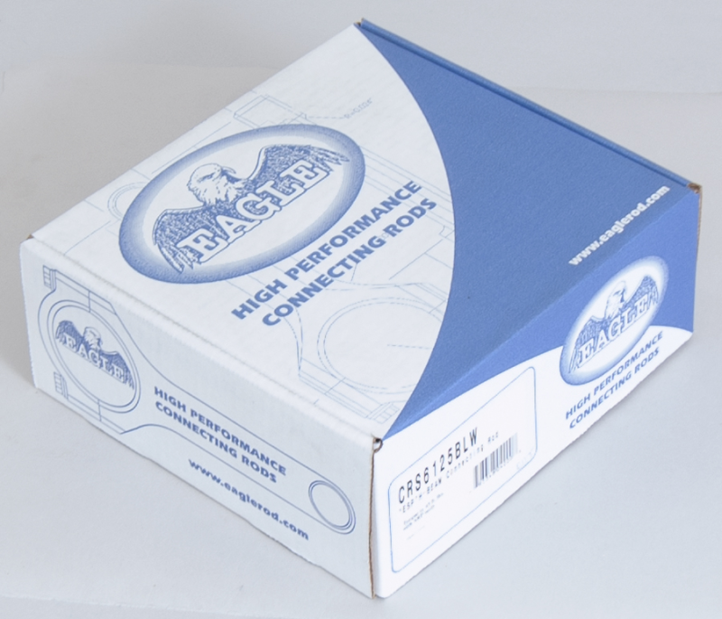 Eagle 6.125in Lightweight ESP H-Beam Connecting Rods Set of 8 CRS6125BLW CRS6125BLW Photo - in package
