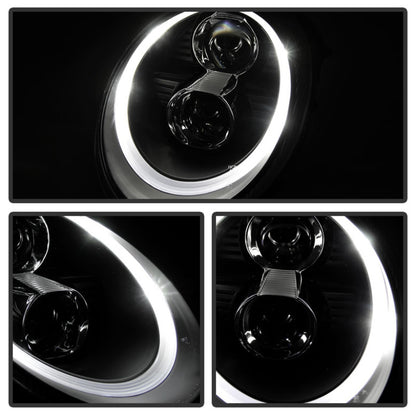 Spyder Porsche 911 05-09 Projector Headlights Xenon/HID Model- DRL LED Blk PRO-YD-P99705-HID-DRL-BK 5080103 5080103 User 1