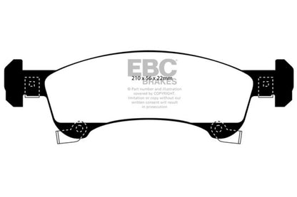 EBC Disc Brake Pad Set DP41651R Photo - Primary