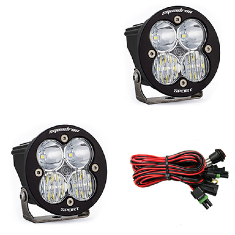 Baja Designs Squadron-R Sport Black LED Auxiliary Light Pod Pair - Universal 587803 Photo - Primary