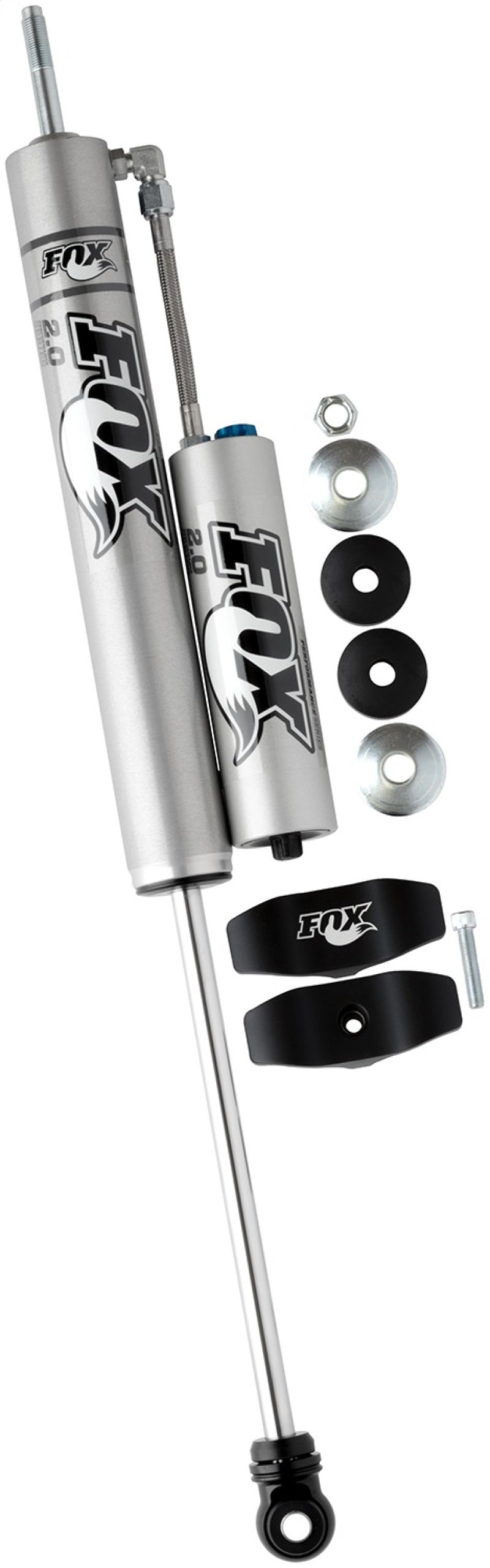 FOX 07+ Jeep JK 2.0 Factory Series 11.6in. Smooth Body R/R Front Shock w/CD Adj. / 4-6in. Lift 985-26-011 985-26-011 Photo - Unmounted