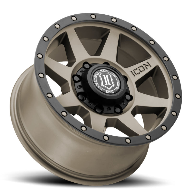 ICON Rebound HD 18x9 8x180 12mm Offset 5.5in BS 124.2mm Bore Bronze Wheel 1818908955BR 1818908955BR Photo - Unmounted