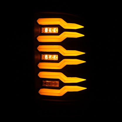 AlphaRex 07-13 GMC Sierra 1500/07-14 2500/3500HD (No Classic/Dually) Luxx-Series LED Tail Lights Blk 630060 630060 User 4
