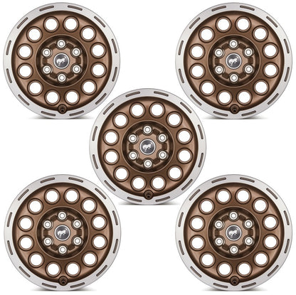 Ford Racing 21-23 Bronco 17x8.0 Wheel Kit -Sinister Bronze M-1007K-P1780BRN M-1007K-P1780BRN Photo - Primary