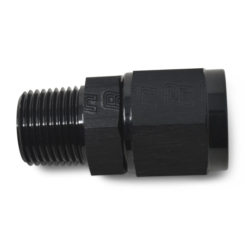 Russell -8 AN AN Female To Male NPT (Black Finish) 614217 Photo - out of package