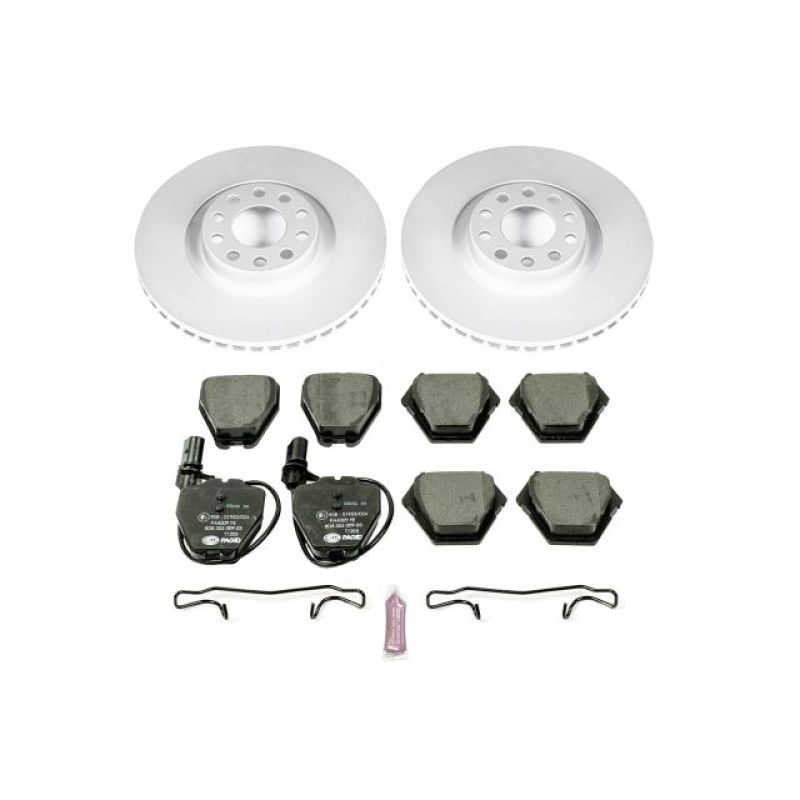 PowerStop Power Stop 00-04 Audi A6 Quattro Front Euro-Stop Brake Kit ESK948 ESK948 Photo - Primary