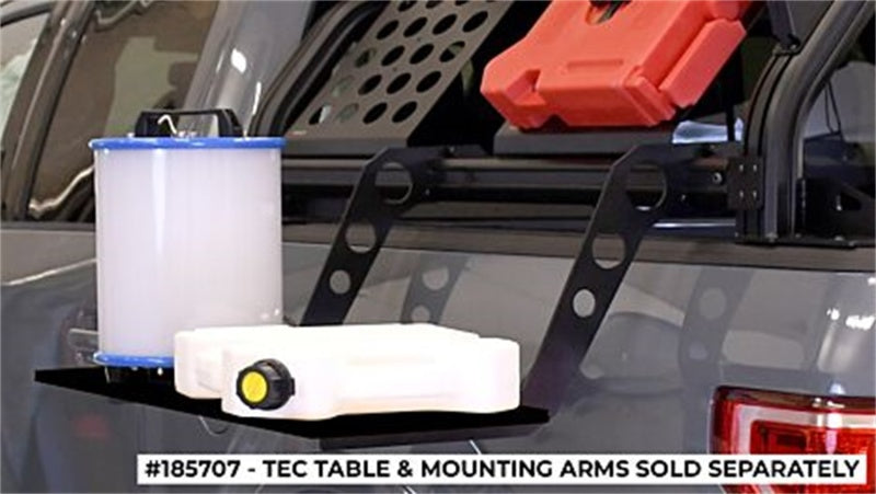 Putco TEC Table w/ Mounting Arms (No Drill) Table 24in x 12in x .02in / QTY 2 Arms 24in x 14in x 1in 185707 185707 Photo - Primary