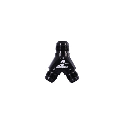 Aeromotive Y-Block, -08 to (2)-08 15674 Photo - Close Up