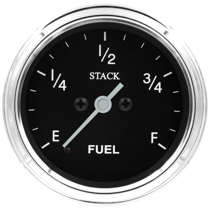Autometer Stack 52mm 0-280 Ohm Programmable Pro Stepper Motor Fuel Level Gauge - Classic ST3315C ST3315C Photo - Primary
