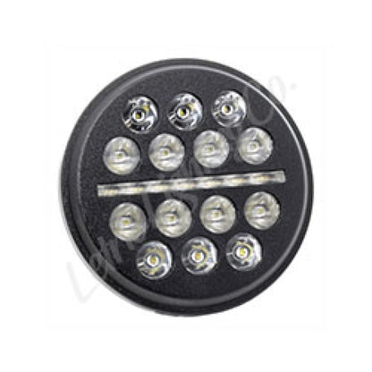 Letric Lighting 5.75? LED Black Buck-Shot Style mini-multi Headlight LLC-LHC-5B LLC-LHC-5B Photo - Primary