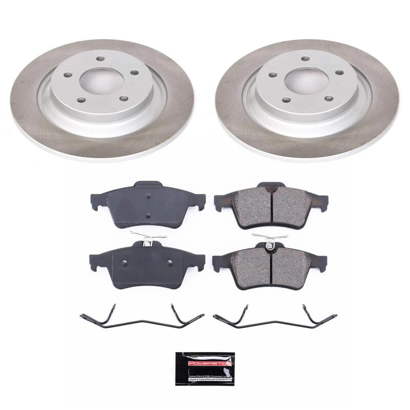 PowerStop Power Stop 12-15 Mazda 5 Rear Semi-Coated Rotor Kit SC5842 SC5842 Photo - Primary