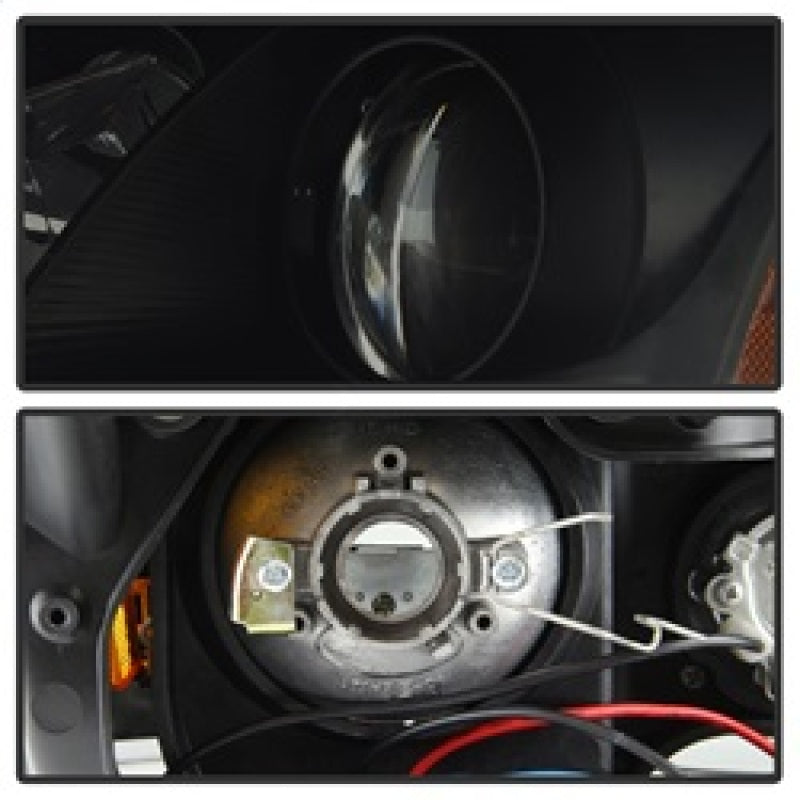 Spyder Lexus IS 250/350 2006-2010 Projector Headlights DRL Black Smoke PRO-YD-LIS06-DRL-BSM 5080073 5080073 Photo - Unmounted