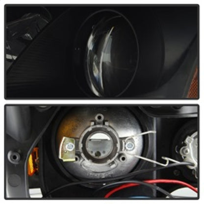 Spyder Lexus IS 250/350 2006-2010 Projector Headlights DRL Black Smoke PRO-YD-LIS06-DRL-BSM 5080073 5080073 Photo - Unmounted