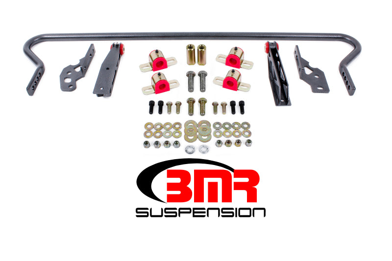 BMR 11-14 S197 Mustang Rear Hollow 25mm Adj. Sway Bar Kit w/ Bushings - Black Hammertone SB042H SB042H Photo - Primary