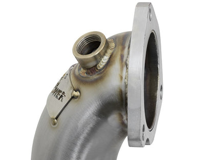 aFe 09-13 MINI Cooper S (R56) L4 1.6L (t) Twisted Steel Down Pipe 2-1/2in 304 Stainless Steel w/ Cat 48-36318-1HC 48-36318-1HC Photo - Close Up