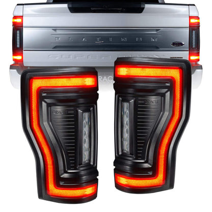 ORACLE Lighting 17-22 Ford F-250/350 (Black Series) Flush Mount LED Tail Lights 5896-504-T 5896-504-T Photo - Primary