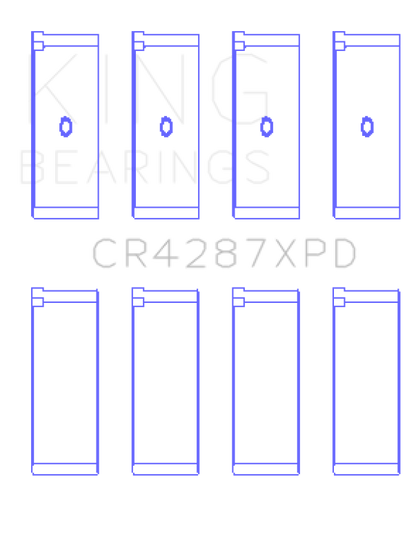 King Engine Bearings King Honda B18C1/B18C5 16V (Size STDX - Predoweled for Alum Rods) Performance Rod Bearing Set CR4287XPDSTDX CR4287XPDSTDX Photo - Primary
