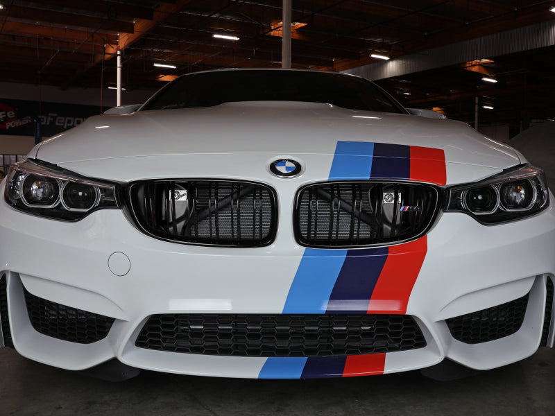 aFe Magnum FORCE Dynamic Air Scoop 15-18 BMW M3/15-20 M4 54-13032S 54-13032S Photo - Mounted