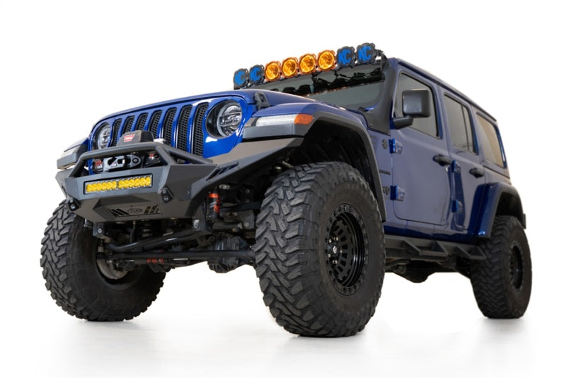 Addictive Desert Designs 18-23 Jeep Wrangler JL/JT Stealth Fighter Front Bumper F960292110103 F960292110103 Photo - Mounted