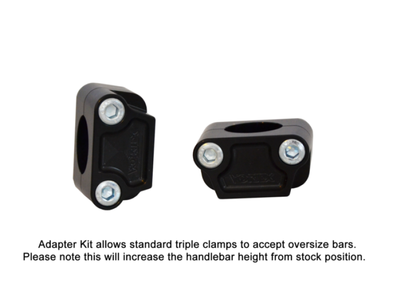 Vortex Racing Oversize Handle Bar Adapter- Black AD101S AD101S Photo - Primary