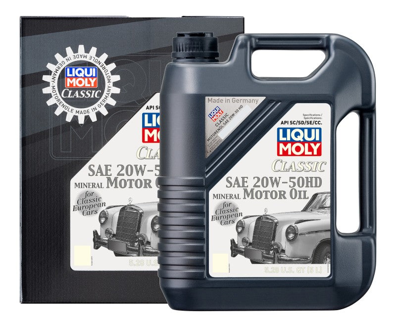 LIQUI MOLY 5L Classic Motor Oil SAE 20W50 HD 20262 20262 User 1