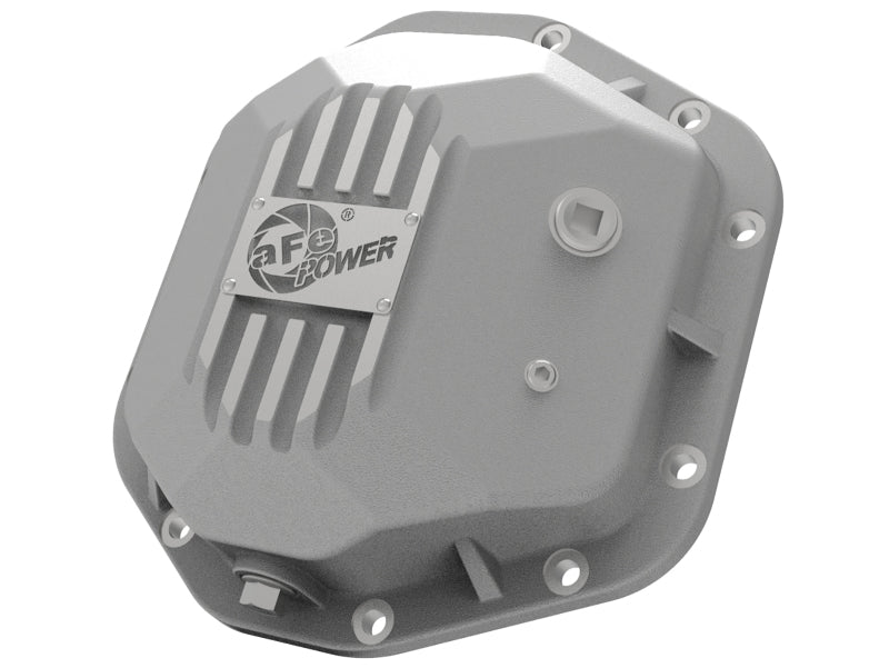 aFe 97-18 Jeep Wrangler TJ/JK Dana 44 Street Series Differential Cover w/ Machined Fins - Raw 46-71110A 46-71110A Photo - Primary