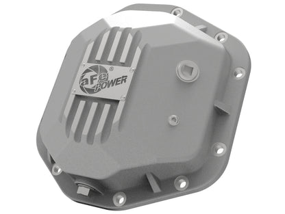 aFe 97-18 Jeep Wrangler TJ/JK Dana 44 Street Series Differential Cover w/ Machined Fins - Raw 46-71110A 46-71110A Photo - Primary