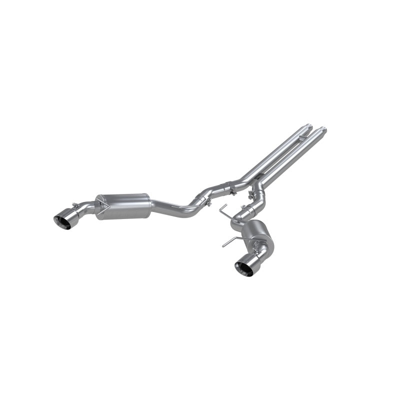 MBRP 15 Ford Mustang GT 5.0 3in Cat Back Dual Split Rear Street Version 4.5 S7277AL Photo - Primary