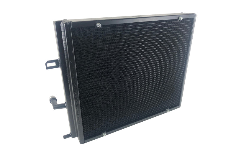 CSF BMW B58/B48 Front Mount Triple-Pass Heat Exchanger w/Rock Guard - Black 8131B 8131B Photo - Primary