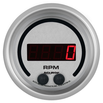 Autometer 85.7mm Silver 0-16K RPM Tachometer Ultra-Lite Elite Digital Gauge 6798-UL 6798-UL User 2