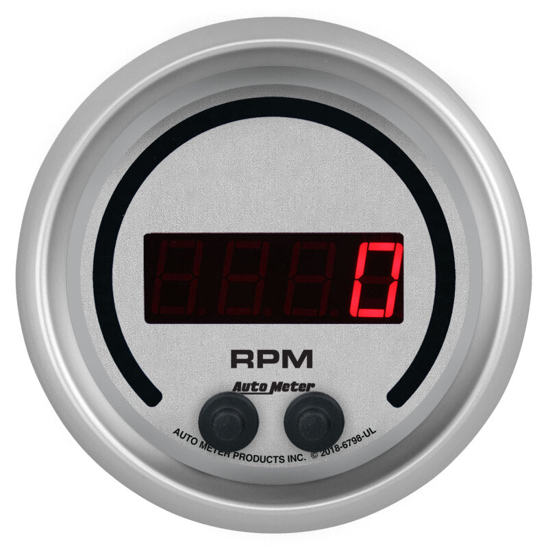 Autometer 85.7mm Silver 0-16K RPM Tachometer Ultra-Lite Elite Digital Gauge 6798-UL 6798-UL User 2