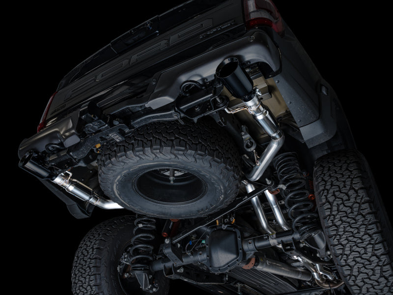 AWE Tuning AWE Gen 3 Ford Raptor SwitchPath Exhaust  - Diamond Black Tips 3025-33356 3025-33356 Photo - Mounted