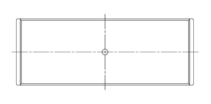 ACL 70-83 VW 4 2000-On Coated Rod Bearing Set (No Notch) 4B1609HC-STD 4B1609HC-STD Technical Drawing