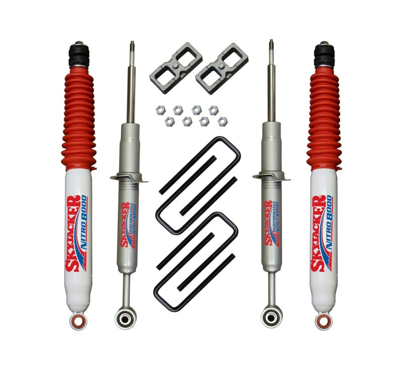 Skyjacker 2007-2016 Toyota Tundra 4 Wheel Drive Rear Wheel Drive Suspension Lift Kit w/ Shock TU730STBN TU730STBN Photo - Primary