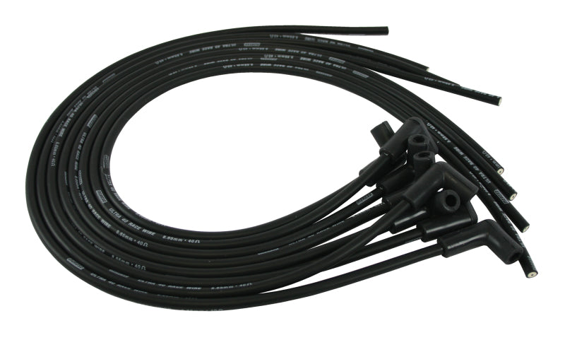Moroso Wire Set, Ultra 40, Univ, 90 Boot, Black 73814 Photo - Primary