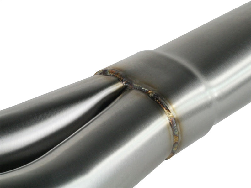 aFe MACH Force-Xp 2-1/2in Stainless Steel Down-Pipe Back Exhaust System 49-36308 Photo - Unmounted