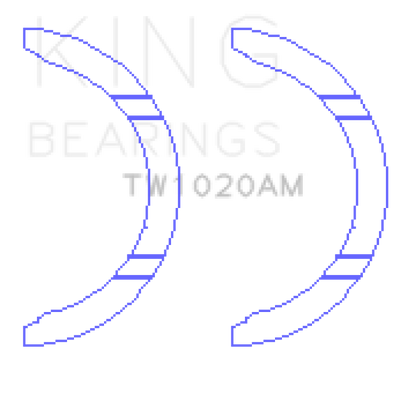 King Engine Bearings King 05-12 Nissan VQ40DE 6 Cyl Thrust Washer Set TW1020AM TW1020AM Photo - Primary