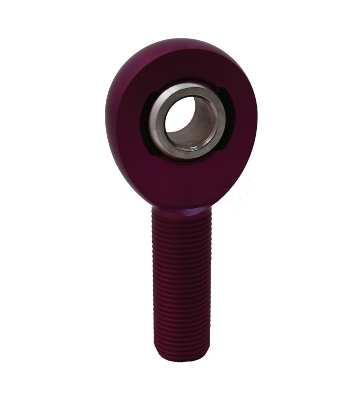 QA1 A Series Endura Rod End - Male/Right Hand - .5in Bore x 5/8-18 - Purple Aluminum AMR8-10PU AMR8-10PU Photo - Primary