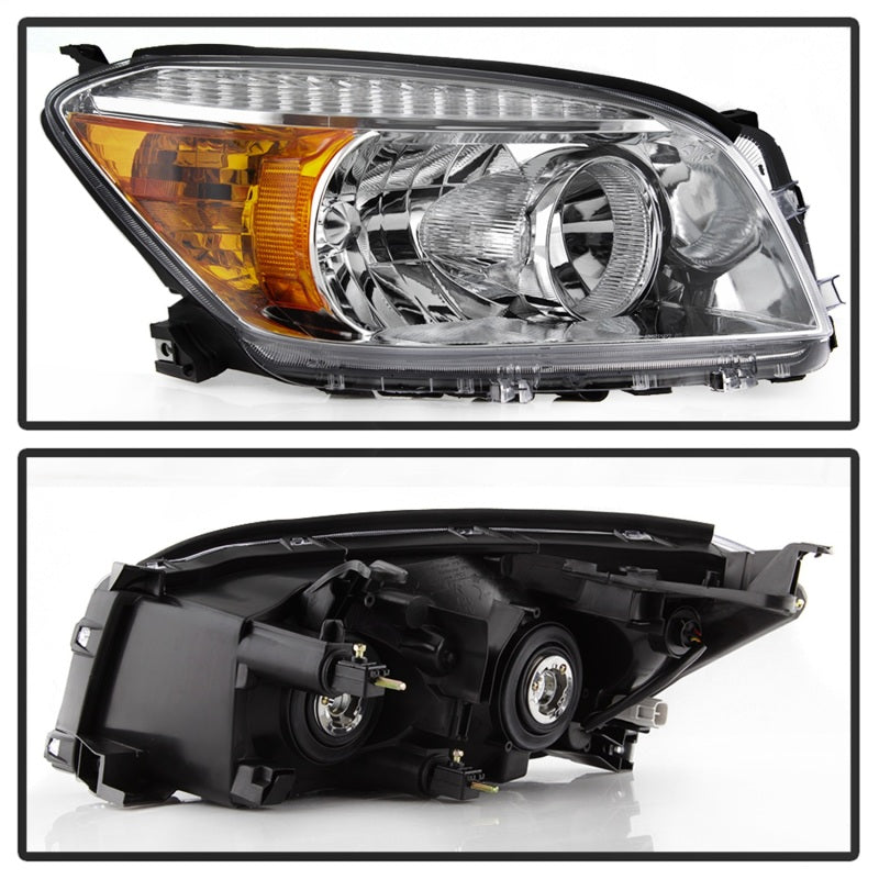 SPYDER xTune 06-08 Toyota RAV4 OEM Style Headlights - Chrome (HD-JH-TRAV06-AM-C) 9042867 9042867 Photo - Unmounted