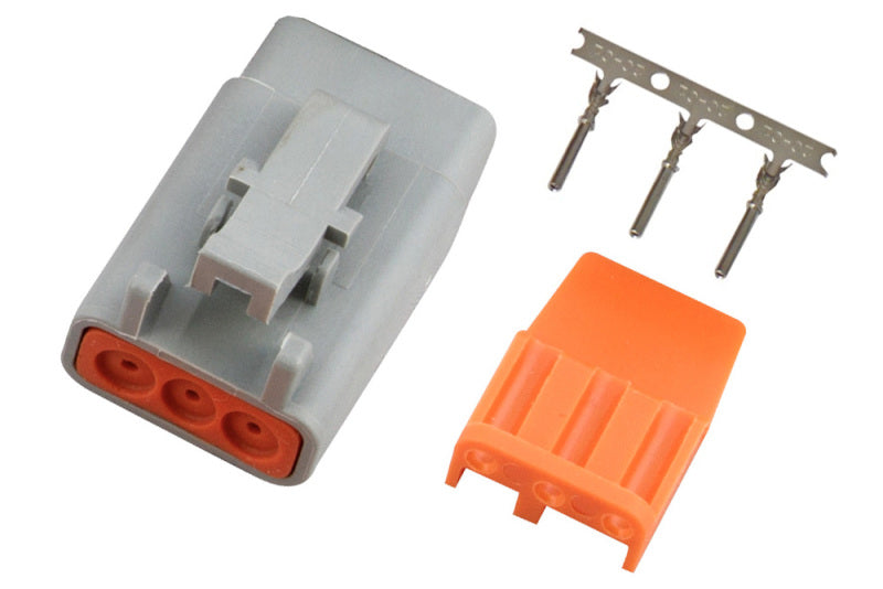 Haltech Plug and Pins Only - Male Deutsch DTM-3 Connector (7.5 Amp) HT-031001 Photo - Primary