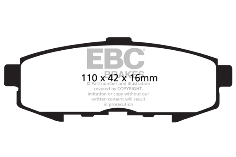 EBC Disc Brake Pad Set DP61733 Photo - Primary