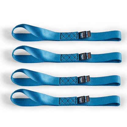 Borne Off-Road Soft Loop Tie-Down Straps (4-Pack) Blue BNRTC-SLP-4BL BNRTC-SLP-4BL Photo - Primary