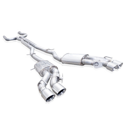 Stainless Works 2016-18 Cadillac CTS-V Sedan Catback System Resonated X-Pipe Dual-Mode Mufflers CTSV16CB CTSV16CB Photo - Primary