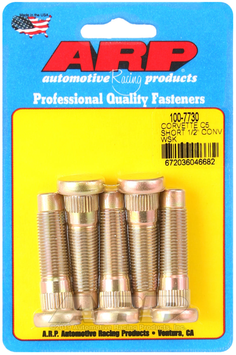 ARP Corvette C5 Short 1/2 Conv Wheel Stud Kit 100-7730 User 1