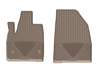 WeatherTech 2017+ GMC Acadia/Acadia Denali Front Rubber Mats - Tan W418TN W418TN Photo - Primary
