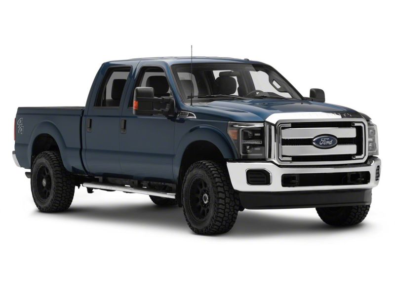 Raxiom 11-16 Ford F-250 Super Duty LED Projector Headlights - Blk Housing (Clear Lens) SD3620 SD3620 Photo - Close Up