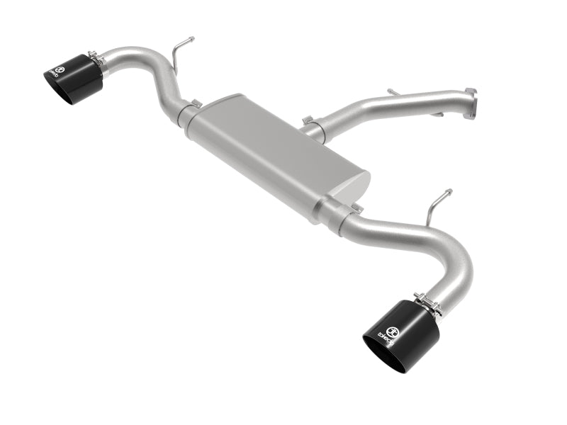 aFe Takeda Series 2.5in 409 SS Axle-Back Exhaust 18-20 Hyundai Elantra GT L4-1.6L(t) w/ Black Tips 49-47016-B 49-47016-B Photo - Primary